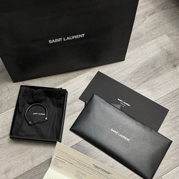 Saint Laurent Leather Bracelet ( small ) - Picture 4 of 6